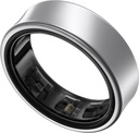 SAMSUNG Galaxy Ring, AI Smart Ring, Størrelse Første m/Sizing Kit, Ingen App Abonnement, Fitness Monitor, Søvn Tracker, Opptil 7-dagers batteri, Størrelse 8, Titanium sølv [USA-versjon, 1Yr Produsentsgaranti]