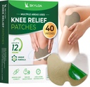 Knøye relief Patches, Knee Patches, Heat Patches for felles rygg skulder hals, Herbal patches for kne, Wormwood ekstrakt klistremerke for kne, lang varighet relief for muskler, opp til 12 Hrs | 40 greve