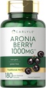 Carlyle Aronia Berry Capsules 1000 mg | 180 piller | Chokeberry ekstrakt | Ikke-GMO & Glutenfri Supplement