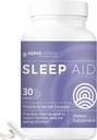 NERVE NORSK søvnhjelp - Kosttilskudd for bedre søvn - 30 kapsler - Fungerer raskt - Gentle Naturlig Herbal og vitamin formel med melatonin, magnesium, sink, aminosyrer, urteekstrakter
