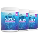 Seaweed kalsium for hunder og katter 14oz, Kalsium Supplement til å balansere hjemmelaget mat, testet for renhet, mer overkommelig enn konkurranse, Vet anbefalt, Tidligere naturens beste Seaweed kalsium (3 pakke)