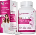 Boric Acid Suppositories for kvinner - Vaginale piller - fremmer Vaginal pH-balanse, sunn flora, Odor Control - laget i USA - 600 mg, 30 greve