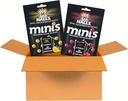 HALLS Minis Cherry og honning sitron sukker gratis cough drops Variety Pack, 2 poser, 4 pakker (96 total drops)