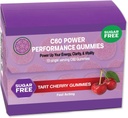 C60 Power Gummies, 1 boks 15 serveringer sukkerfri tart Cherry - 99.99% ren, sublimert C60Carbon Fullerener og organisk kokosolje, laget i USA, støtter energi og mental klarhet