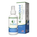 MediQuick Antiseptisk Spray Mist 4 Fl Oz Skin & Sår Repair Førstehjelp Spray for Burns & Cuts med 12 timers Action | Hjelper Heal Acne Rash Eczema Itch Bites & Mer | Trygg sår Vaske uten Sting