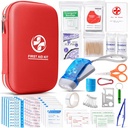 Førstehjelpssett med essensielt nødmedisinsk utstyr, Bærbar vanntett medisinsk sett for hjemtur campingturer, backpacking Med Kit for Sports College Dorm Student