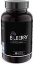 SYMNUTRITION Bilbær ekstrakt 1000mg, 25% Anthocyanins 50mg - 120 greve (V-kapsler) / 120 Servings; Europeisk Blåbær: Produsert i en cGMP-registrert fasilitet i USA; Vegansk & Glutenfri