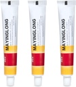 Mayinglong Musk Hemorroider Ointment (3 x 20g rør), 60g - Maks styrke formel for hemorroidal rask relief, Soothes kløe, Burning & Discomfort - Fast-Acting Relief (2.12 oz Totalt)