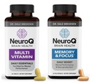 LifeSeasons NeuroQ minne og fokus med multi-vitamin - Øker kognitiv ytelse og sunn hjernefunksjon - støtter immunitet - 120 kapsler