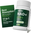 CELFULL NAD Supplement for kvinner NMN Alternative Resveratrol,Nicotinamid Riboside,Quercetin-NAD+ Økning for Anti Aging Cellular Energy & Stamina-30000mg/Battle