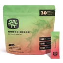 SALTT Elektrolyserer pulverflavorert drikkblanding - Mondo Melon - 30 Hydration Packets - Magnesium, Kalium, Natrium, Trace Minerals - Zero Sukker & Glutenfri - Reise Essentials