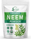 Organisk Neem Leaf pulver for hud, hår og blod 8oz (226g) | Azadirachta Indica | USDA sertifisert av Proud Planet