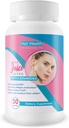 Hår Juice Ultra Anti-Aging piller - Phytoceramides 350mg - Mykt hår og hud med denne spesialformulerte Anti Aging Pill laget med vitamin A, vitamin C, vitamin D, vitamin E og fytoceramider