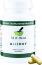 Allergi - omfattende støtte for sesongallergier og pustende velvære - naturlige ingredienser - Quercetin, Nettle Root, Bromelain, N-Acetyl L-Cysteine - 60 kapsler