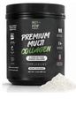 Multi collagen Peptides Powder Unflavored - 5 Typer Multi Collagen Complex (I, II, III, V, X) - Gras Fed Hydrolysert Powder kollagen for hår, hud, negler, joints & Gut Health - 30 Services
