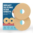 Bryst silikon ar ark tape, silikon ar fjerning ark for bryst 6 pakke, bryst reduksjon etter kirurgi for arr, bryst augmentasjon post kirurgi forsyninger for ar behandling