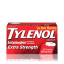 Tylenol Extra styrke kapler med 500 mg Acetaminophen, smertefri og feber Reduser, 225 ct