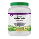 NaturVet –VitaPet Senior Daily Vitamins for eldre hunder – Plus glukosamin – Fullspektrum av vitaminer og mineraler – Forbedret med glukosamin for tilsatt felles støtte – 365 tidsutgivelsestabletter