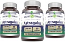 Amazing Formler Astragalus 2000 mg Per Serving Capsules Supplement | laget av ren Astragalus Membranaceus Plant Root Extract | Ikke-GMO | Glutenfri (120 greve | 3 pakke)