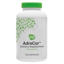 NeuroScience AdreCor - Adrenal støtte & energi Supplement med Rhodiola Rosea, vitamin B6 & grønn te ekstrakt - bidrar til å redusere tretthet og hjerne tåke, fremmer mood & stress management (180 kapsler)