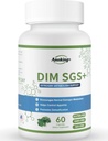 DIM Supplement for Hormonal Balance, 200 mg, 25 mg SGS, Vegan, 60 kapsler