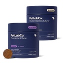 PetLab Co. – Multi-Vitamin & Hunde Probiotic Bundle: Chewable Multivitaminer for hunder støtter helse- og hundeprobiotika for å støtte kløende hud, av og til løse verktøy, og sunn yeast produksjon
