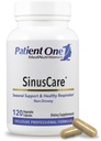 Patienten én SinusCare | Supplement for å støtte sunn Sinus, Nasal, Lunge og pustefunksjon* | med NAC, Quercetin og mer | 120 kapsler