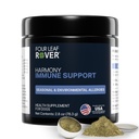 Harmony - Hud & Coat Supplement med Quercetin for hunder - Balansert Histamin støtte for sesong- og miljøallergier - Veterinærformulert