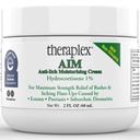 Theraplex AIM - Anti-Itch krem (2 oz) - 1% hydrokortison for kløende hud relief, fuktighetsgivende krem for eksem, seborratisk dermatitt. Trygg for barn. Belaster kløende hud med maksimal styrke.