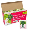 Tradisjonelle medisiner Te, organiske bringebærblad, Eases Menstruell Cramps, støtter en sunn graviditet, 48 teposer (3 pakke)