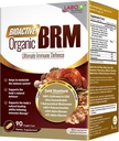 LABO Nutrition Bioactive Organic BRM - Advanced Immune Support & Vedlikehold Naturlig Killer Cell Activity; 6 Terapeutiske Mushrooms Lingzhi, Yunzhi, Maitake, Shiitake, Agaricus Blazei Murill & Cordyceps