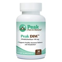 Peak Pure & Natural Peak DIM - Støtte Sunn Hormone & Estrogen Balance - Metabolisme Støtte Supplement | 100 mg - 30 kapsler