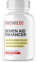DRX Semen Volume Booster | Boost Desire, Stemning, Energi, Last størrelse | Maca, Muira Puama + 7 Mer Ultra doserte kraftige ingredienser | 3rd Party testet formel for renhet & USA flasket - 60 kapsler