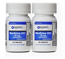 Pålitelig-1 Laboratories Meclizine 25 mg Generisk Bonine Motion Sykhet (100 Chewable Tabletter Hver (2-Pack) - Forebygging av utslettelse, og svimmelhet forårsaket av bevegelsessykdom