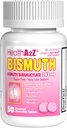 HealthA2Z® Bismuth | Bismuth Subsalicylate 262 mg | Multi-Simptom Relief | (50 greve (Pack of 1))
