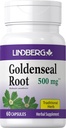 Lindberg Goldenseal Root Capsules | 500 mg | 60 kapsler | Tradisjonell urt | Ekstrakt Supplement | Ikke-GMO, Glutenfri