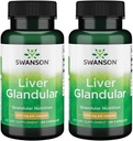 Swanson Liver Glandular 500 Milligrams 60 kapsler (2 pakke)