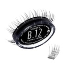 Lashify Bold 12mm Gossamer DIY Eyelash utvidelser fylle, svart, enkle falske øyenvipper for et naturlig utseende