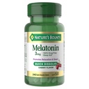 Naturens Bounty Melatonin 3mg hurtigoppløselig, søvnhjelp kosttilskudd, søvnhjelp for voksne, Cherry Flavor, 240 Count (Pack of 1)