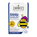 Zarbees barn Melatonin Chewable Tablett, 1 mg Melatonin, Drug-Free & Effektiv søvn Supplement, Naturlig Grape Flavor, Ingen kunstige søtningsstoffer eller Dyes, Glutenfri, Ages 3+, 50 ct