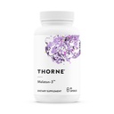 THORNE - Melaton-3-3 mg Melatonin Supplement - Støtter normal sirkadisk rytmer, hvilefull søvn og avslapning* - NSF-sertifisert for sport - Gluten, Dairy og soya-fri - 60 kapsler