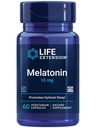 Livsforlengelse Melatonin, 10 mg, sunn dose, vår høyeste tilgjengelige dosering, for søvnstøtte, sunn immunrespons, oksidativ stressforsvar, vegetarisk, 60 kapsler
