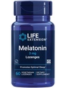 Livsforlengelse Melatonin, 3 mg, Optimal søvnstøtte, Sunn circadian rhythms, Cellular Defense, Glutenfri, Ikke-GMO, Vegetarisk, 60 tyggebare lozenger