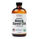 Svart Seed Olje Organisk kulde presset uraffinert glassflaske | USDA sertifisert organisk svart cuminfrøolje | høy tymoquinon Omega 3 6 9 | For immunstøtte, ledd, dialyse, hår og hud | 8 fl oz