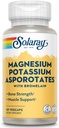 Solaray Magnesium og Kalium Asporotater w/bromelain, Sunn Electrolyt, Muskel, hjerte og cellulære støtte, 60 Vegkaps