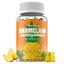 Liposomal Bromelain med Quercetin Gummies, 1000mg Bromelain Supplement for kvinner og menn, med probiotika, Digestive Enzymer for Gut, Digestive & Immune Support, Sukkerfri, Pineapple Flavor, 60 greve