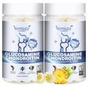 2 Pakker Glukosamin Chondroitin Gummies - 3000MG ekstra styrke felles støtte Supplement med MSM, Fleksibilitet, Antioksidant immun støtte Gummi for voksne, menn og kvinner - 120 Cts