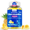Sugar Free Glukosamine Chondroitin MSM Gummies - Maks styrke mobilitet Supplement for kvinner og menn w / Glukosamin Sulfate 2000mg, Boswellia, Curcumin & Hyaluronsyre - Fleksibilitetsstøtte - 60Cts