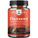 Flaxfrø Olje 1000mg Softgels - høy potens Flax Seed Olje Softgels for hjertehelse Digestion og hjerne støtte - kald presset organisk Flaxfrø Levert Plante Basert Omega 3 6 9
