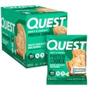 Quest Ernæring Hvit Sjokolade Macadamia Protein Cookie, 15g Protein, 1g Sukker, 2g Netto karbohydrater, Keto Vennlig, høyprotein, Lavkarbohydrat; 12 greve